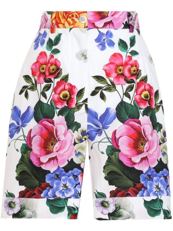 Dolce & Gabbana Floral-Print Shorts | Browns Short & Mini Shorts