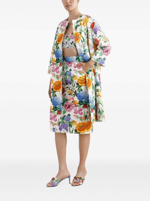 Dolce & Gabbana Floral-Print Tank Top | Browns Vests & Tank Tops