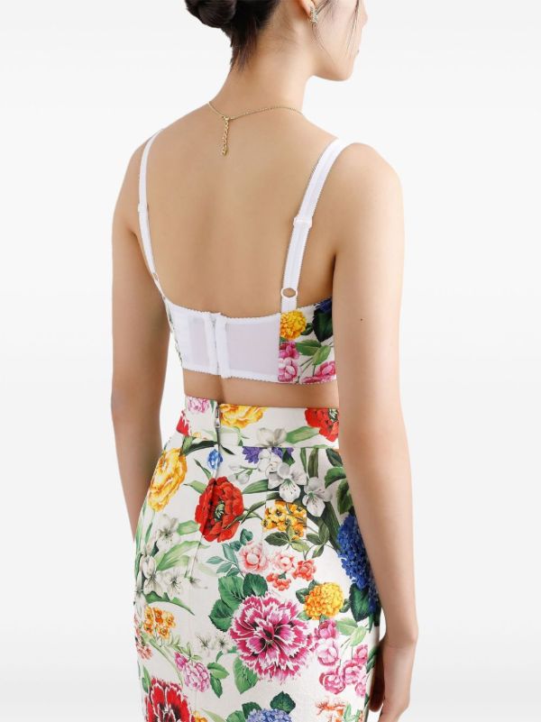 Dolce & Gabbana Floral-Print Tank Top | Browns Vests & Tank Tops