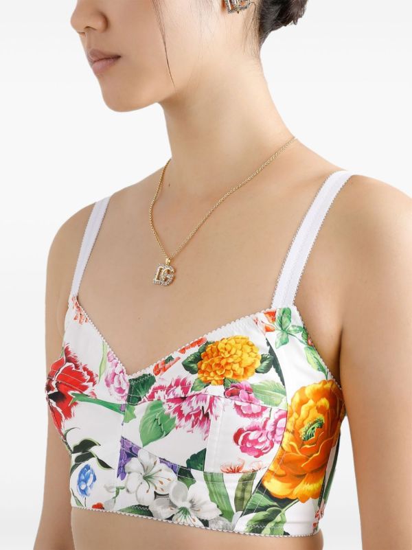 Dolce & Gabbana Floral-Print Tank Top | Browns Vests & Tank Tops