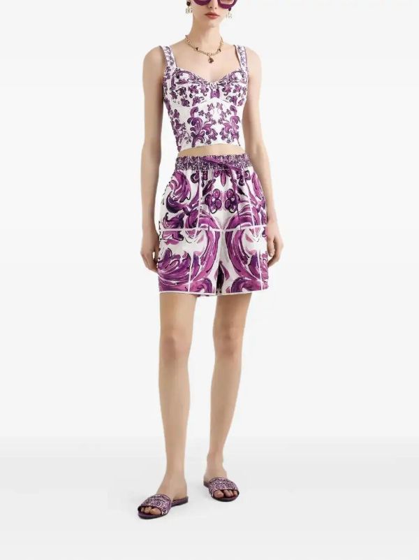 Dolce & Gabbana Graphic-print Top | Browns Vests & Tank Tops