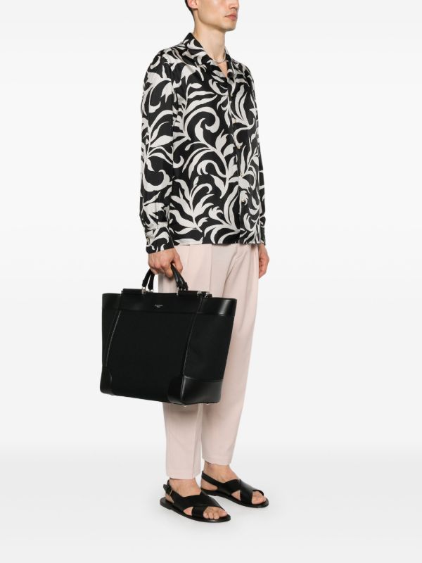 Dolce & Gabbana Leather-trim Tote Bag | Browns Tote Bags