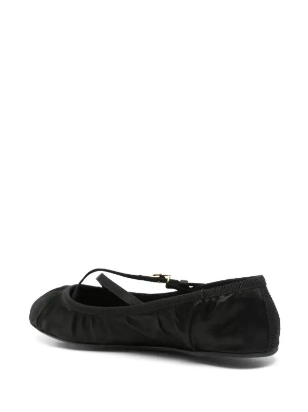 Dolce & Gabbana Logo-buckle Ballet Flats | Browns Ballerina Shoes