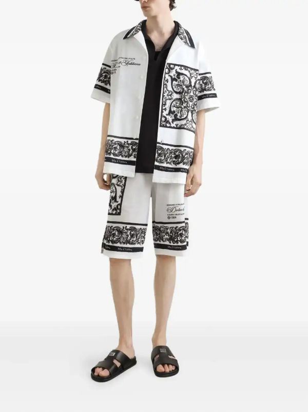 Dolce & Gabbana Logo-print Cotton Shirt | Browns Shirts