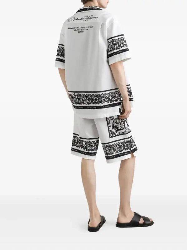 Dolce & Gabbana Logo-print Cotton Shirt | Browns Shirts