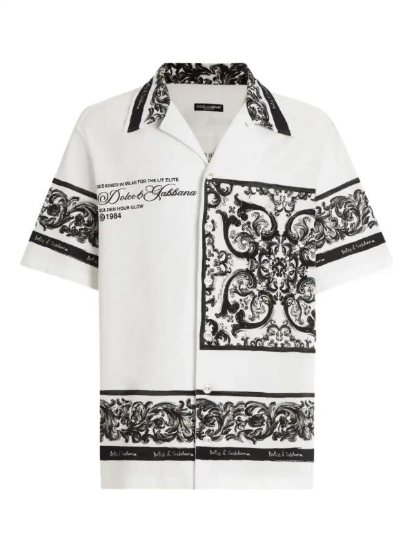 Dolce & Gabbana logo-print cotton shirt | Browns Shirts