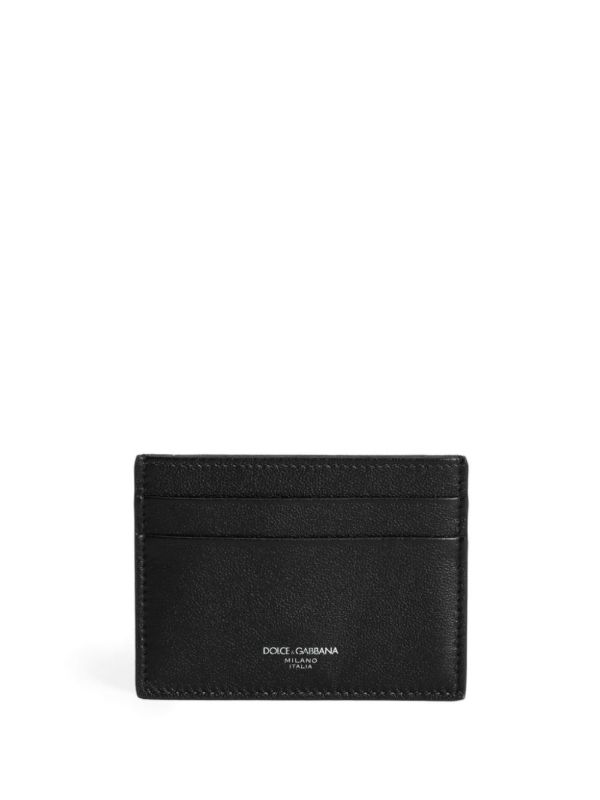 Dolce & Gabbana Logo-Print Leather Card Holder | Browns Wallets & Billfolds