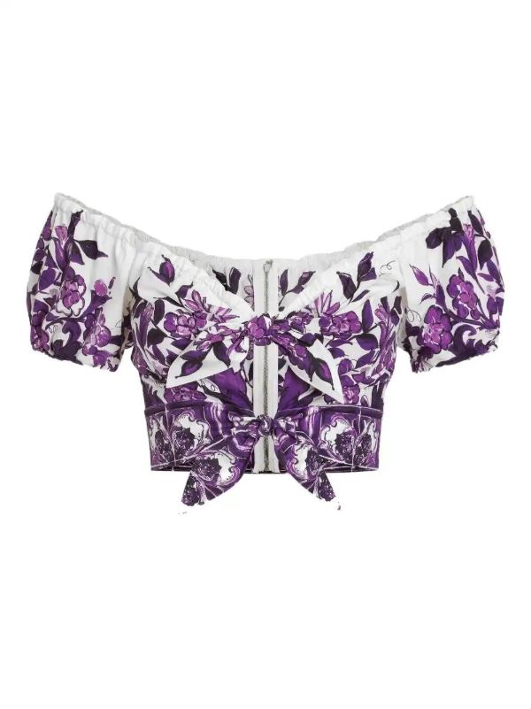 Dolce & Gabbana Majolica-print blouse | Browns Blouses