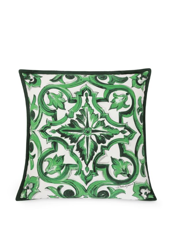 Dolce & Gabbana Majolica print cushion | Browns Cushions