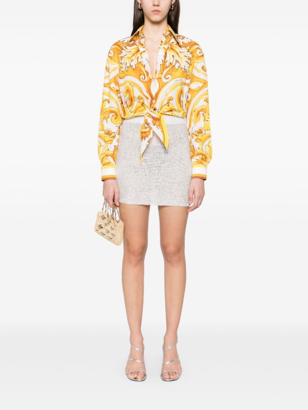 Dolce & Gabbana Majolica-print Shirt | Browns Shirts