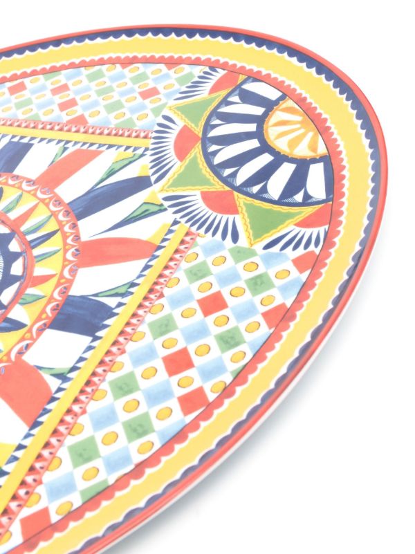 Dolce & Gabbana Multicolour Carretto Serving Platter | Browns Plates & Bowls