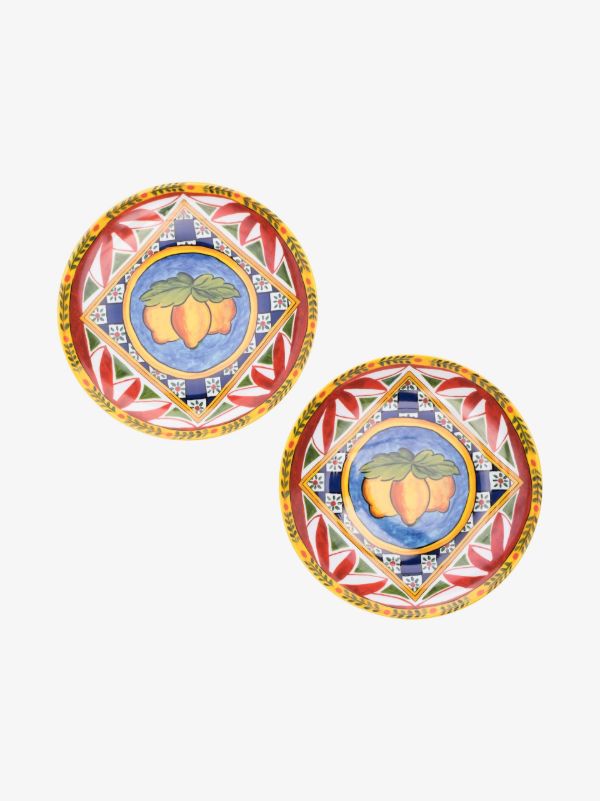 Dolce & Gabbana multicolour dinner plate set | Browns Decorative Trays & Plates