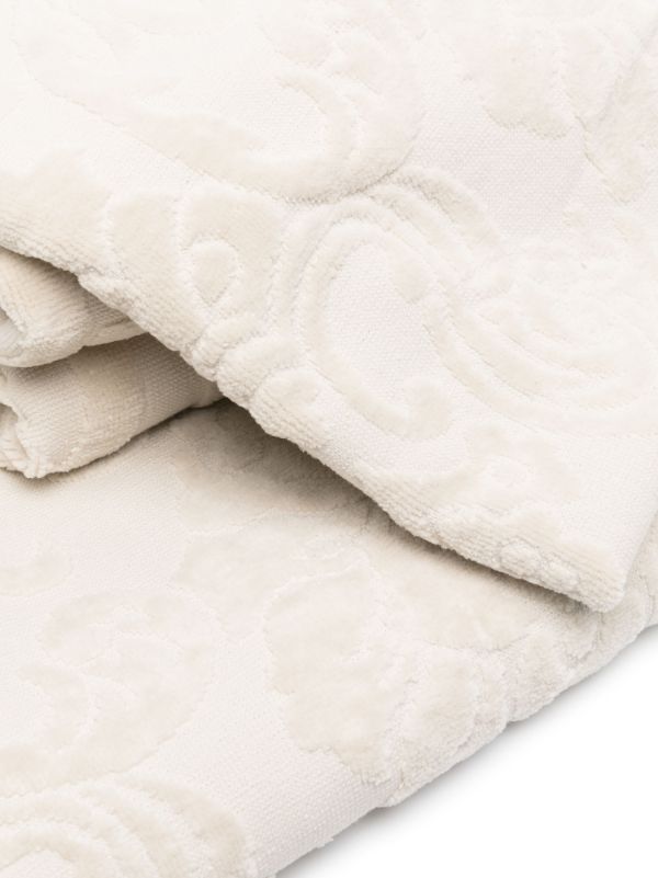 Dolce & Gabbana Neutral Logo-jacquard Cotton Towel Set | Browns Towels
