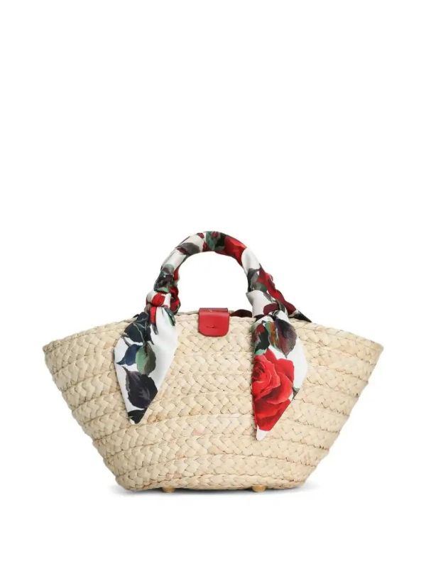 Dolce & Gabbana Neutrals Small Kendra Basket Tote Bag | Browns Tote Bags