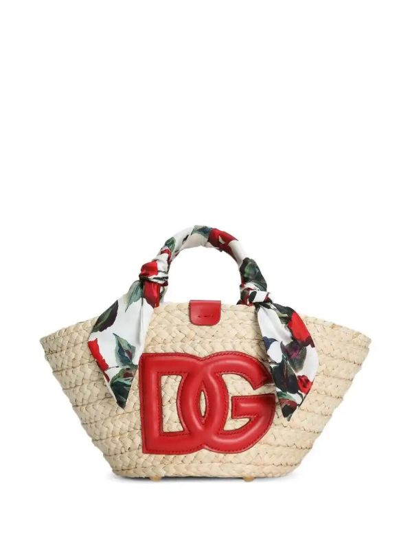 Dolce & Gabbana Neutrals Small Kendra Basket Tote Bag | Browns Tote Bags