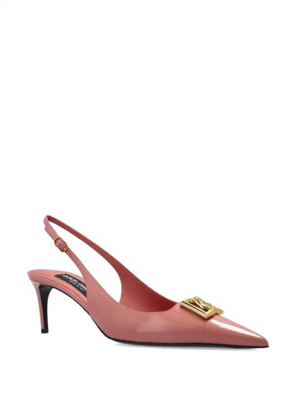 Dolce & Gabbana Pink 60mm Lollo Pumps | Browns Pumps