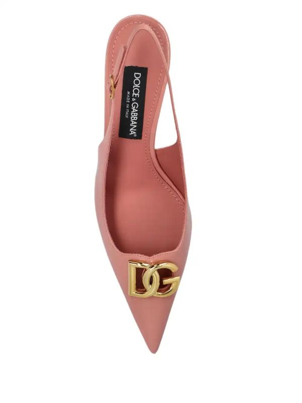 Dolce & Gabbana Pink 60mm Lollo Pumps | Browns Pumps