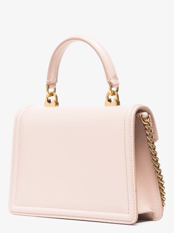 Dolce & Gabbana Pink Devotion Leather Top Handle Bag | Browns Messenger & Crossbody Bags