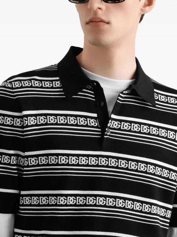 Dolce & Gabbana Silk Polo Shirt | Browns Polo Shirts