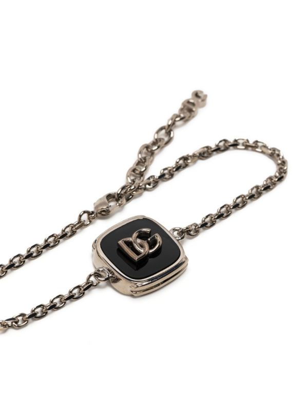 Dolce & Gabbana Silver-tone DG Bracelet | Browns Bracelets