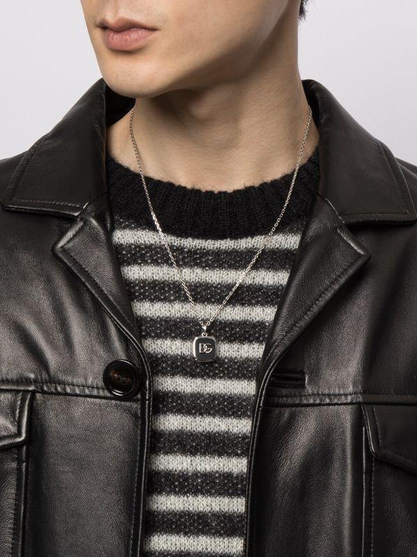 Dolce & Gabbana Silver-tone Logo Necklace | Browns Necklaces
