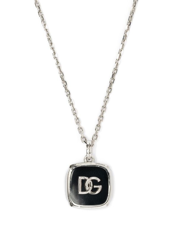 Dolce & Gabbana Silver-tone Logo Necklace | Browns Necklaces