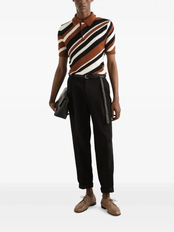 Dolce & Gabbana Striped Polo Shirt | Browns Polo Shirts