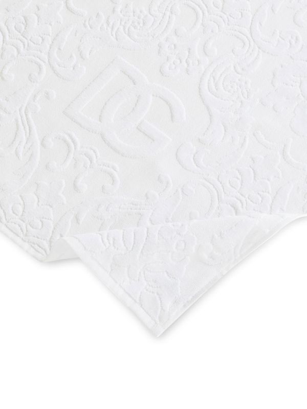 Dolce & Gabbana White DG Logo Towel Set | Browns Towels