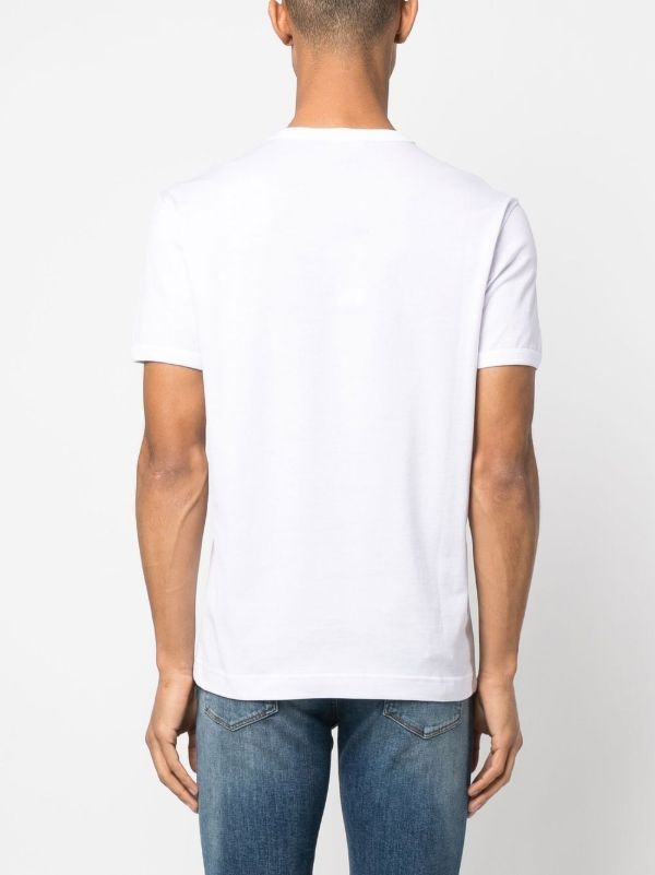 Dolce & Gabbana White Embroidered Cotton T-shirt | Browns T-Shirts