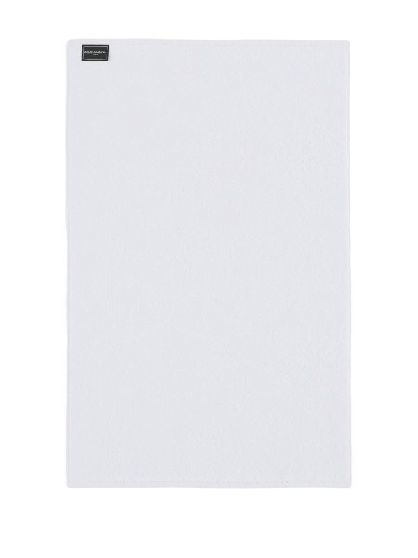 Dolce & Gabbana White Logo Jacquard Bath Mat | Browns Towels