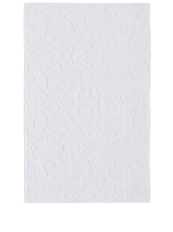 Dolce & Gabbana White Logo Jacquard Bath Mat | Browns Towels