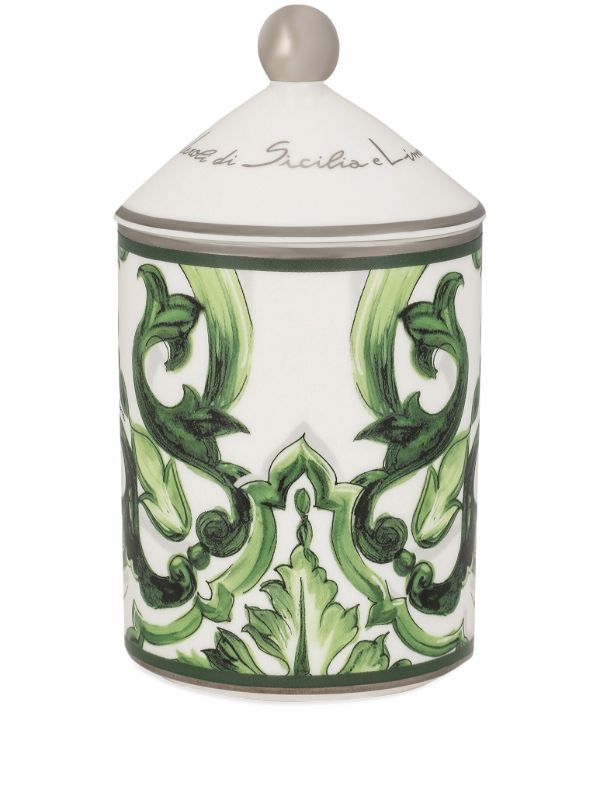 Dolce & Gabbana White Porcelain Scented Candle | Browns Candles