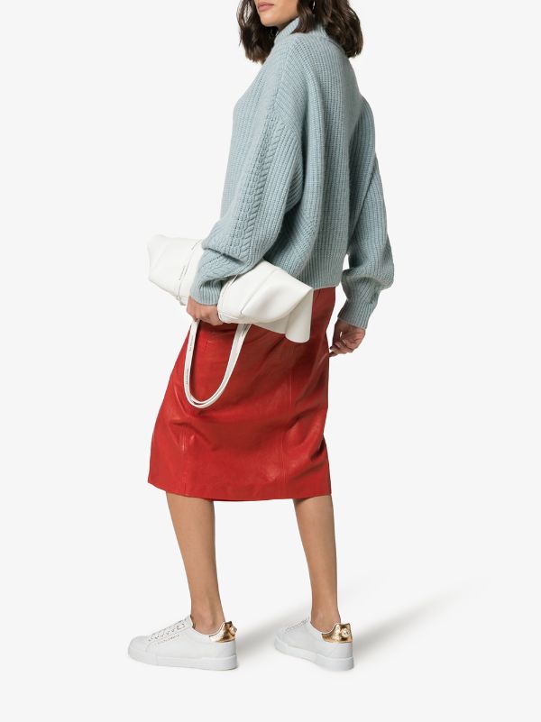 Dolce & Gabbana White Portofino Leather Sneakers | Browns Sneakers