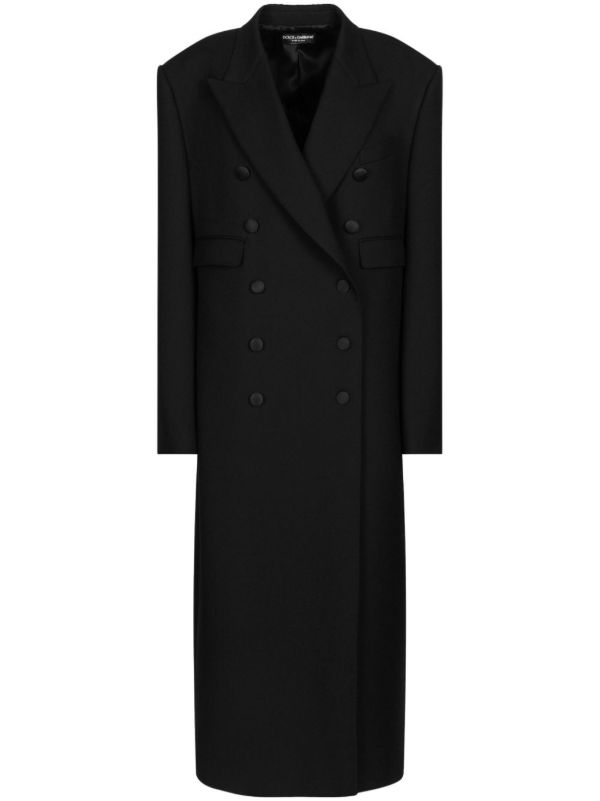 Dolce & Gabbana Wool Gabardine Double-Breasted Coat | Browns Double Breasted & Peacoats