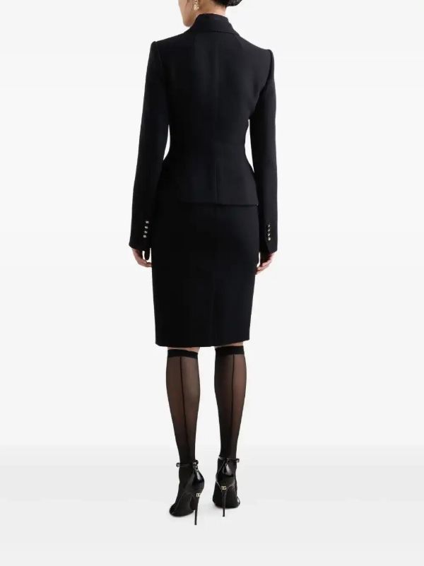 Dolce & Gabbana Wool Midi Pencil Skirt | Browns Pencil Skirts
