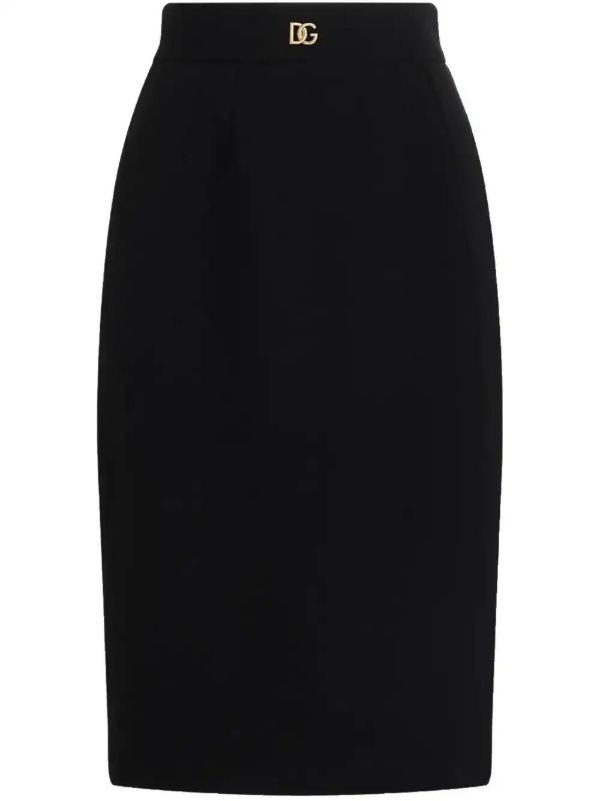 Dolce & Gabbana Wool Midi Pencil Skirt | Browns Pencil Skirts
