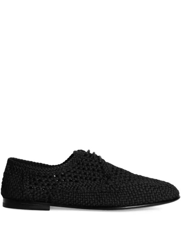 Dolce & Gabbana woven Derby shoes | Browns Derby Shoes