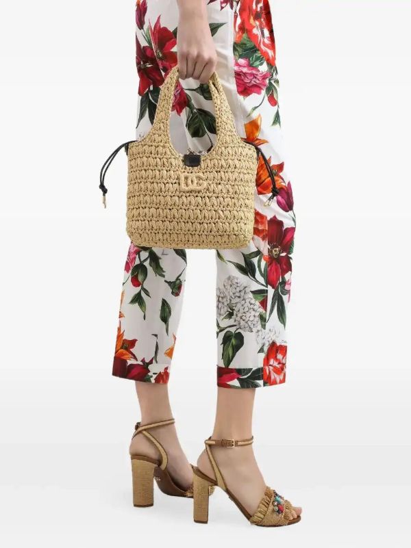 Dolce & Gabbana Woven-raffia Tote Bag | Browns Tote Bags