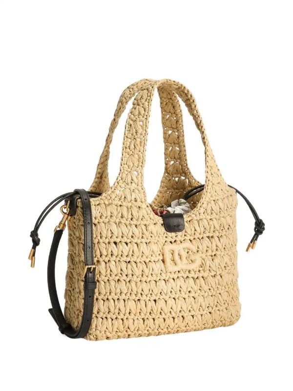Dolce & Gabbana Woven-raffia Tote Bag | Browns Tote Bags