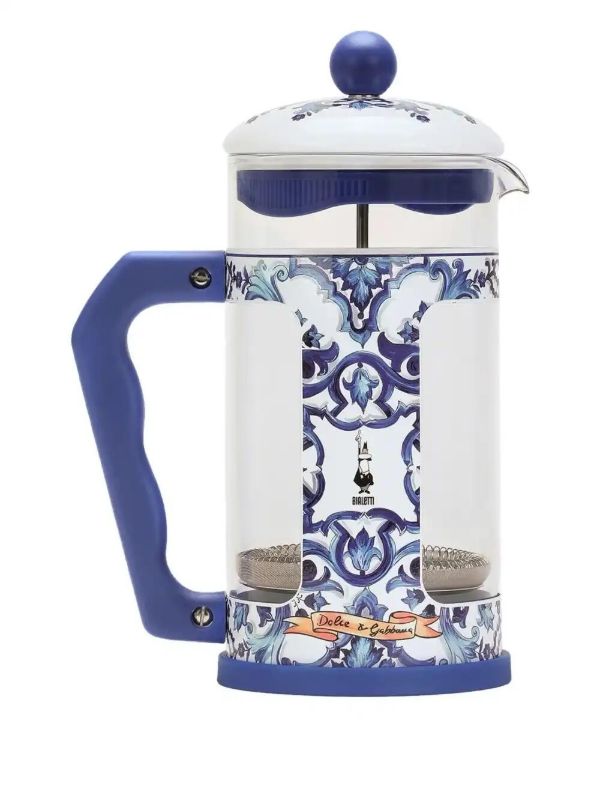 Dolce & Gabbana X Bialetti Carretto-print French Coffee Press | Browns Kitchen Accessories
