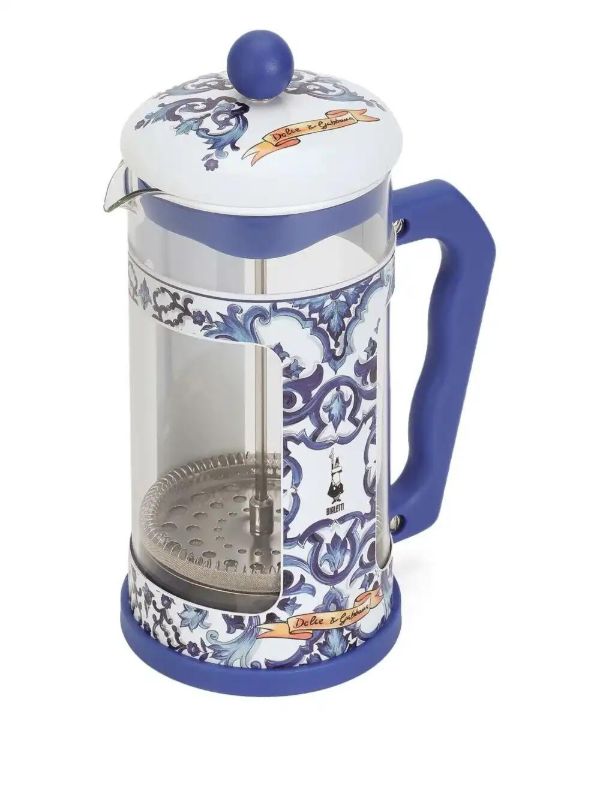 Dolce & Gabbana X Bialetti Carretto-print French Coffee Press | Browns Kitchen Accessories