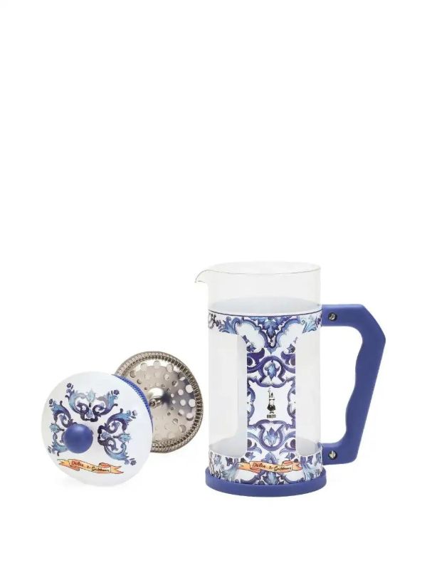 Dolce & Gabbana X Bialetti Carretto-print French Coffee Press | Browns Kitchen Accessories