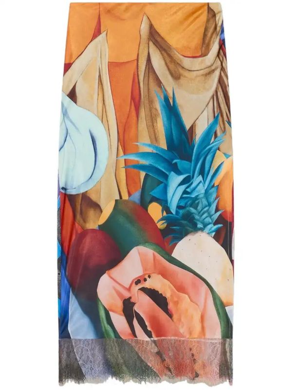 Donde Esteban Salpicon midi skirt | Browns Full Skirts