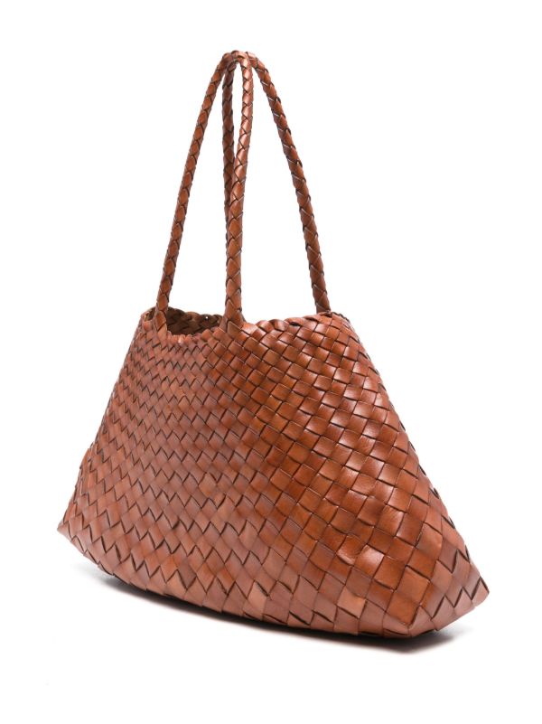 DRAGON DIFFUSION Brown Santa Croce Tote Bag | Browns Tote Bags