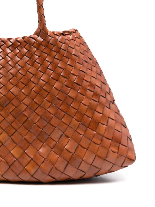 DRAGON DIFFUSION Brown Santa Croce Tote Bag | Browns Tote Bags