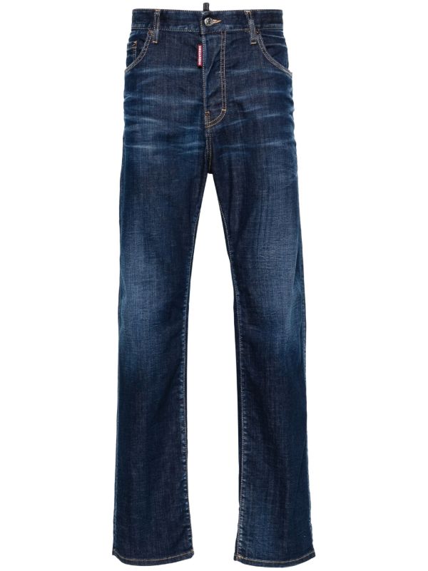 DSQUARED2 Blue 642 straight-leg jeans | Browns Regular & Straight-Leg Jeans