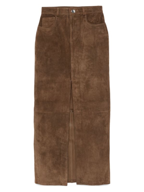 ducie Chicago suede maxi skirt | Browns High-Waisted Skirts
