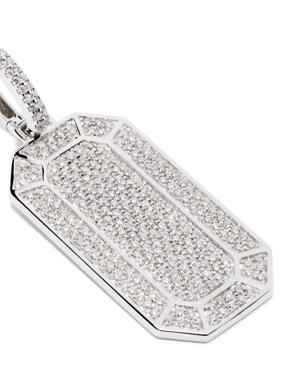 EÉRA 18K White Gold Big Tokyo Diamond Single Drop Earring | Browns Fine Earrings