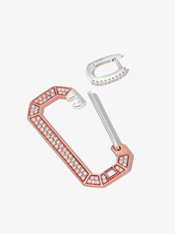 EÉRA 18K White Gold Chiara Large Diamond Earring | Browns Fine Earrings