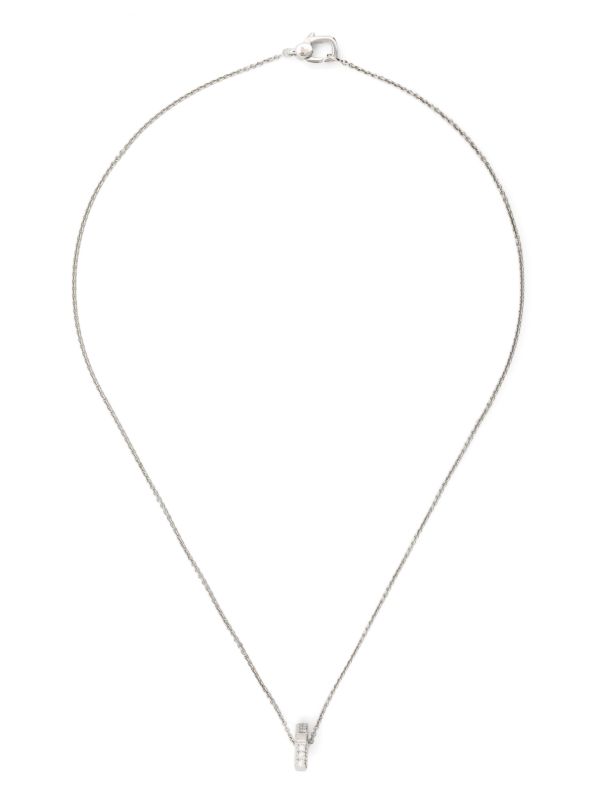 EÉRA 18K White Gold Hug Diamond Necklace | Browns Fine Necklaces